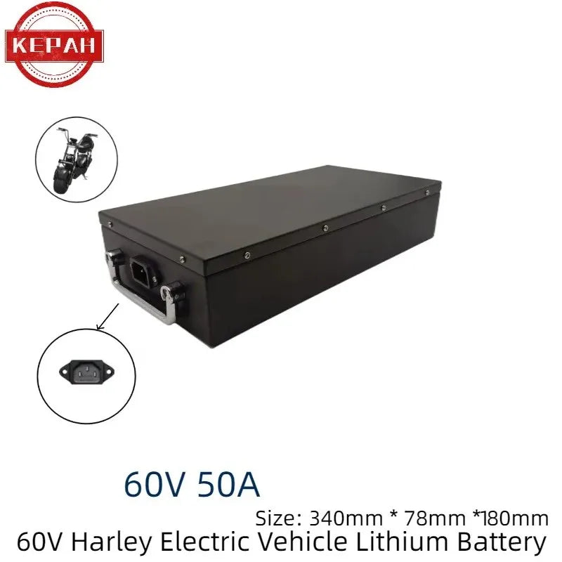 Electric  Lithium Battery Waterproof 18650 Battery 60V 20ah for Two Wheel Foldable Citycoco