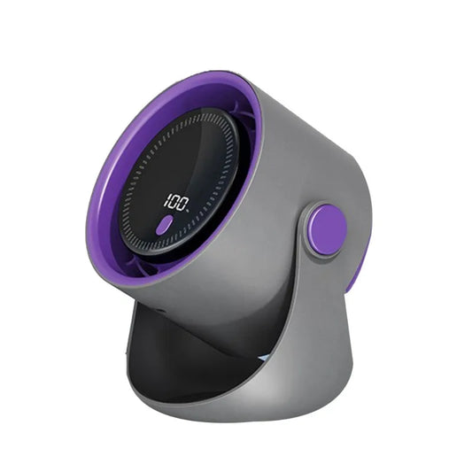 B90B-Quiet USB Rechargeable Oscillating Fan - Wall Mountable, 6+ Blades, 1200-2000Mah Battery