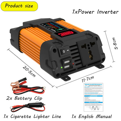 6000W 4000W Solar Power Inverter DC 12V To AC 110V 220V Transformer Power Solar Voltage Converter Modified Sine Wave Inverter