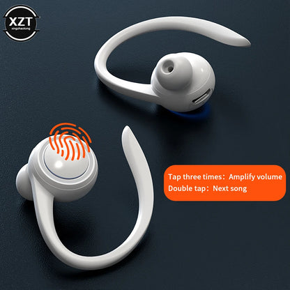 A1S Hanging-Ear Bluetooth Sports Headset Single Handsfree Earphone Stereo Noise Canceling Business Headphones For Smart Phones