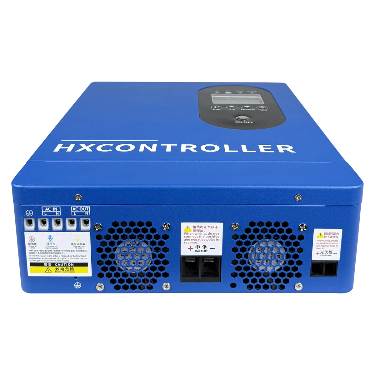 Solar Inverter 3200W 24VDC to 110V 220V AC Pure Sine Wave Inverter Bulit-in 100A MPPT Controller Off-Grid Power Converter