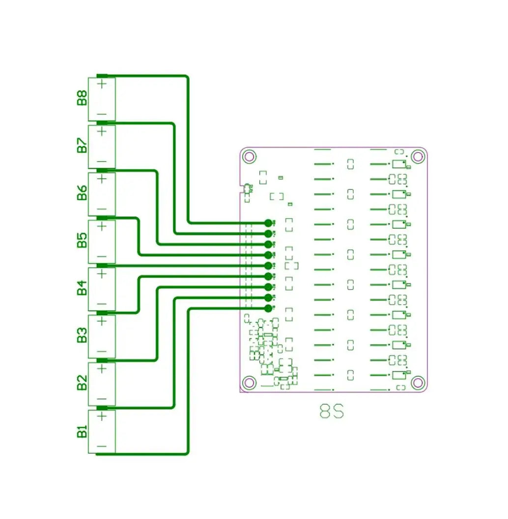 5A 3S 4S 6-8S Lithium Battery Active Equalizer Balancer Board Li-ion Lipo Lifepo4 LTO Battery Energy Capacitor BMS ﻿