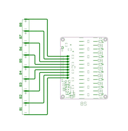 5A 3S 4S 6-8S Lithium Battery Active Equalizer Balancer Board Li-ion Lipo Lifepo4 LTO Battery Energy Capacitor BMS ﻿