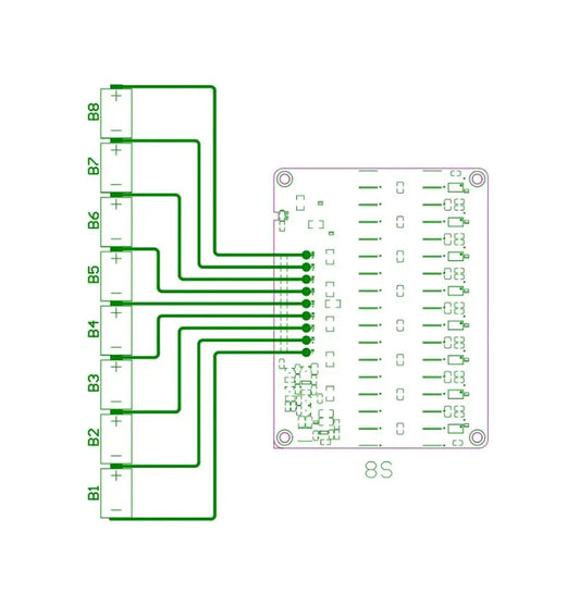5A 3S 4S 6-8S Lithium Battery Active Equalizer Balancer Board Li-ion Lipo Lifepo4 LTO Battery Energy Capacitor BMS ﻿