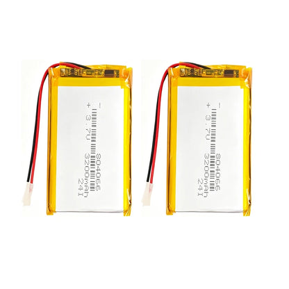 804066 3.7V 3200mAh Rechargeable Lithium Polymer Battery for Tablet Pc Speaker Camera Recorder Batteries