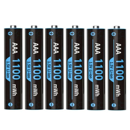 1.5V AA/AAA Lithium Battery LED Light Display Charger Intelligent Storage Charging Integrated Lithium Battery Charger