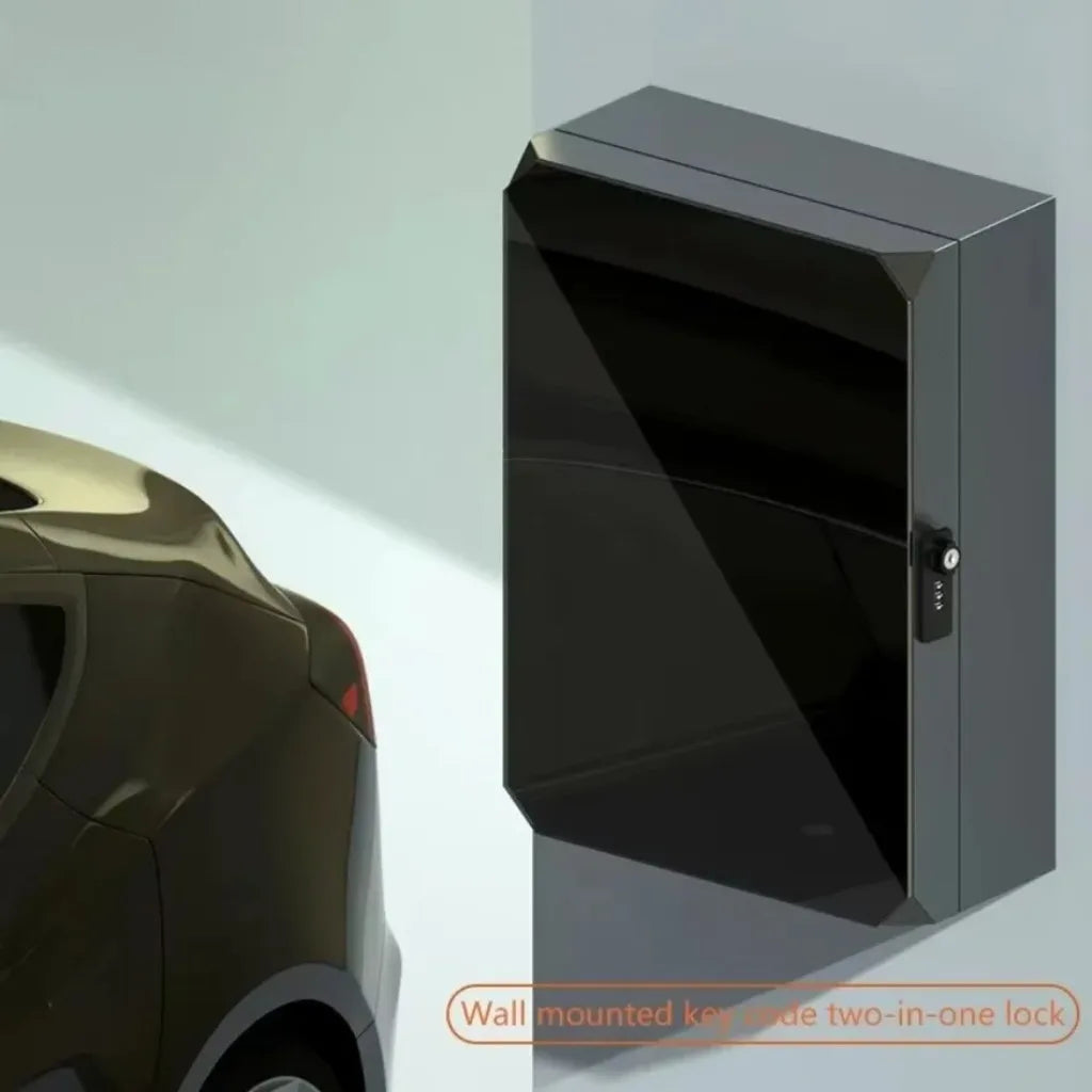 Wall Mount EV Charging Station Box Waterproof Cable Organizer Storage Case Outdoor Indoor Charger Holder for Most EV Chargers