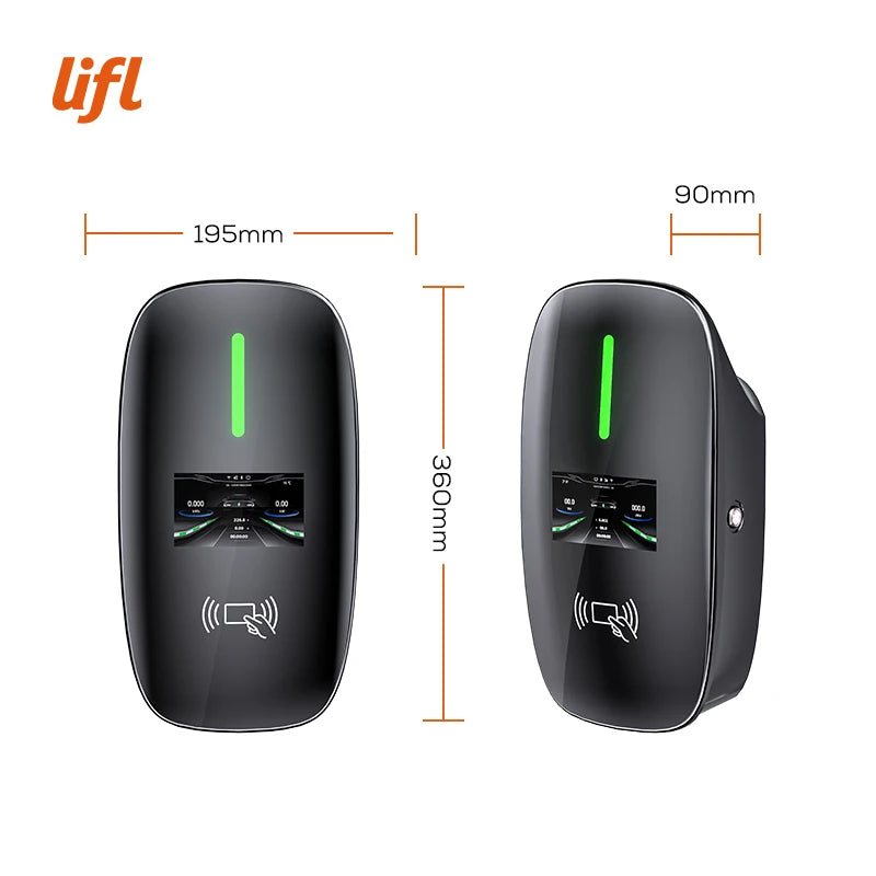Lifl Electric Vehicle Wall Charger Fast Charging Station Type2 GBT for Electric Cars Wall-Mounted EV Charging Station