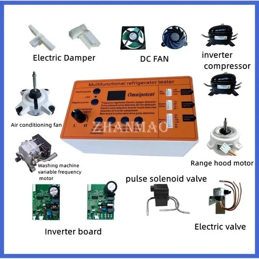 Refrigerator Inverter Board, Compressor, Solenoid Valve, Fan, Air Door, Electric Valve Inspection and Testing Tool for Faults