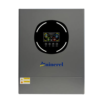 Aninerel 11KW 6.2 KW48V Hybrid Solar Inverter Dual Output Dual input Solar controller Color LCD Display MPPT 160A 120A PV 500VDC