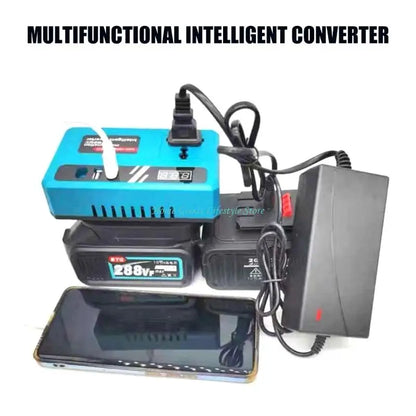 E74E 21V To 220V Converter Intelligent Inverter Electric Tool Power inverters Power Conversion Power Tool Accessories