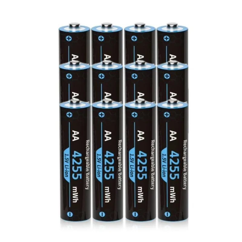 1.5V AA/AAA Lithium Battery LED Light Display Charger Intelligent Storage Charging Integrated Lithium Battery Charger