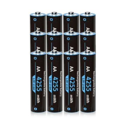 1.5V AA/AAA Lithium Battery LED Light Display Charger Intelligent Storage Charging Integrated Lithium Battery Charger