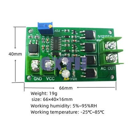 200W DC 12V To AC 12V Inverter 50Hz Square Wave Signal Generator Module 12W AC 12V To 220V Power Transformer