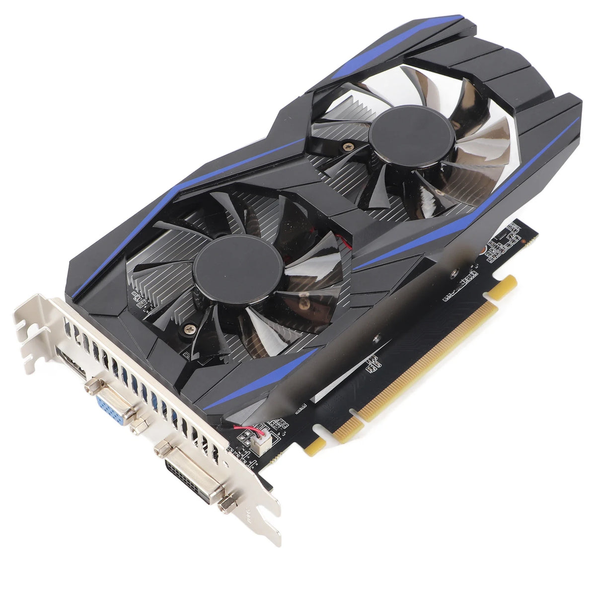 Computer Graphics Card Good Performance Low Noise Graphics Card Small Size 128bit  Bit Width for Dual Fan Desktop Computer