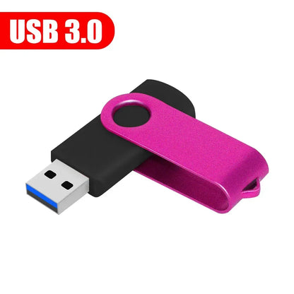 3.0 USB flash drive 64GB metal pen drive suitable for computers with 8GB 16GB 32GB 128GB flash cards high-speed memory stick