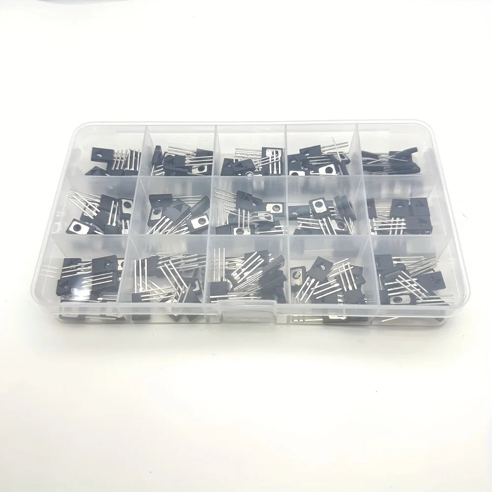 150pcs TO-126 Transistor Assortment Kit Pack B772 D882 BD139 BD140 C106 D669 B649 D237 D238 13003 BD136 BD235 BD438 BT134 2P4M