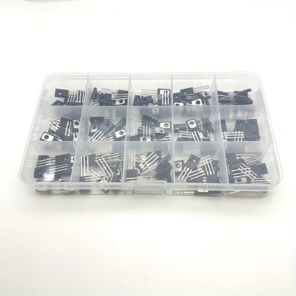 150pcs TO-126 Transistor Assortment Kit Pack B772 D882 BD139 BD140 C106 D669 B649 D237 D238 13003 BD136 BD235 BD438 BT134 2P4M