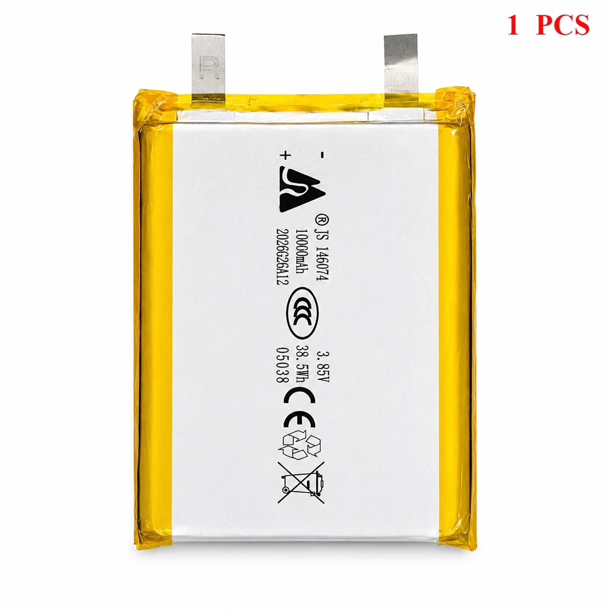 3.7V 10000mAh 146074/136074 Lithium Polymer Battery 3.85V Lipo Li-Po Rechargeable Batteries for Power Bank Laptop Hand Warmer