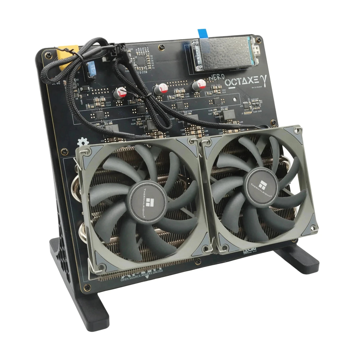 Nerdqaxe miner 9.6th Bitcoin Miner with 16J/Th 160W Low Power Silent Home Mining 8* BM1370 Nerdqaxe++ 10T