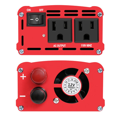 Inverters 12V,  24V 60HZ 600W 1500W 2000W 2500W, portable vehicle-mounted household frequency converter, universal socket