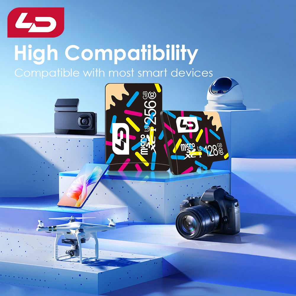 High-Speed Memory TF Card Micro SD Card 16GB, 4GB, 8GB Suitable for Tablets, Cameras, Phones, Laptops, Car Audio Systems