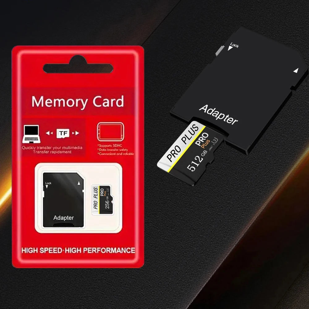 Reading Speed Micro SD TF Memory Card 256GB to 128GB  1TB 2TB for Monitoring - Specific Use Memory Storage for Digital Devices