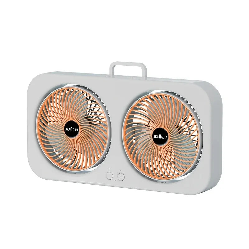 360° Rotatable Rechargeable Fan | USB Powered Standing & Desk Fan, Long Lasting Battery for Outdoor & Indoor Use