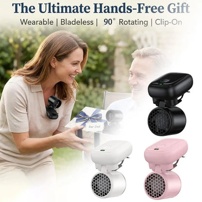 Three Speed Clip On Fan 1200mAh Foldable Design USB Rechargeable Fan Ultra Lightweight Strong Wind Mini Portable Fan