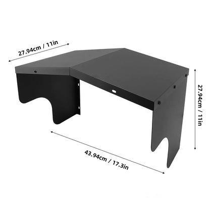 EV Charging Station Roof Cover 11x17.3x11in, Carbon Steel Weatherproof for Outdoor Wall Box Protection