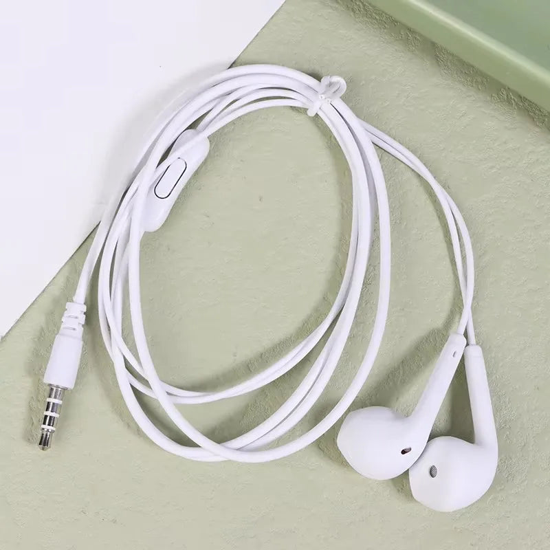 1/2/3pcs Universal 3.5mm Stereo In-Ear Headphones Sport Music Earbud Handfree Wired Headset Earphones with Mic For Xiaomi Huawei