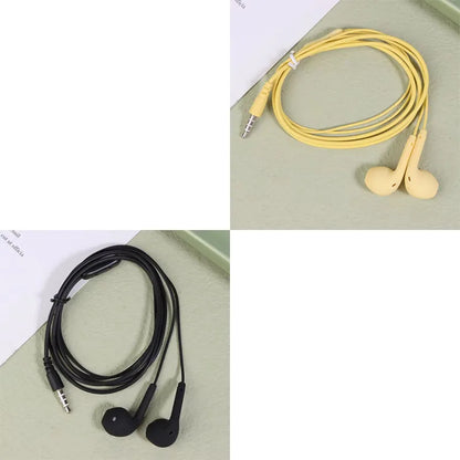 1/2/3pcs Universal 3.5mm Stereo In-Ear Headphones Sport Music Earbud Handfree Wired Headset Earphones with Mic For Xiaomi Huawei