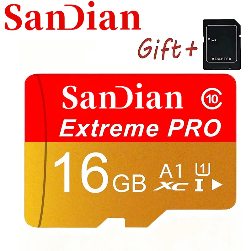 512GB 128GB 32GB Memory Card High-Speed Micro TF SD Card A1 SD Cards TF Cards High Performance for E-Reader/Security Camera/Phon