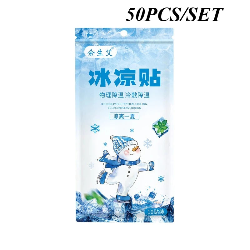 Cooling and Refreshing Patch, Instantly Reduces Temperature and Relieves Discomfort. Use It When Experiencing Heat During Summer