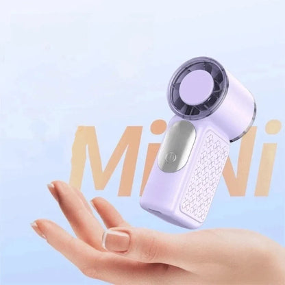 Ultra-Long Battery Life Portable Handheld Fan Built-In Rechargeable Battery Rechargeable Mini Fan for 5V/1A/2000mAh