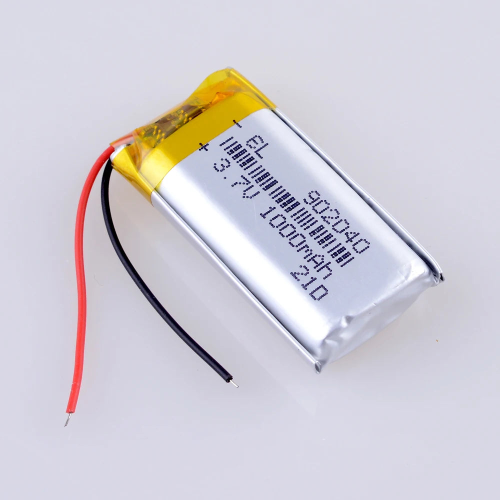 902040 3.7V 1000mAh Li-Polymer Battery 302040 402040 502040 602040 702040 802040 102040 Rechargeable Lithium Polymer Batteries