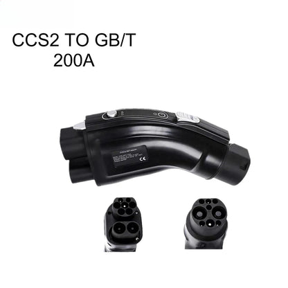 New 200A Electric Vehicle CCS2 to GBT DC Fast Charging Adapter CCS1/CCS2 GB/T EV Charger Adaptor Car Connector