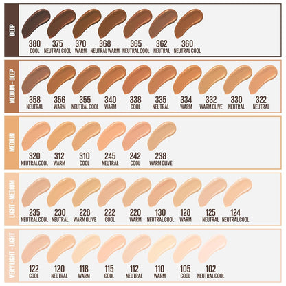 Maybelline Fit Me Matte + Poreless Liquid Oil-Free Foundation Makeup, Classic Ivory, 1 Count (Packaging May Vary)